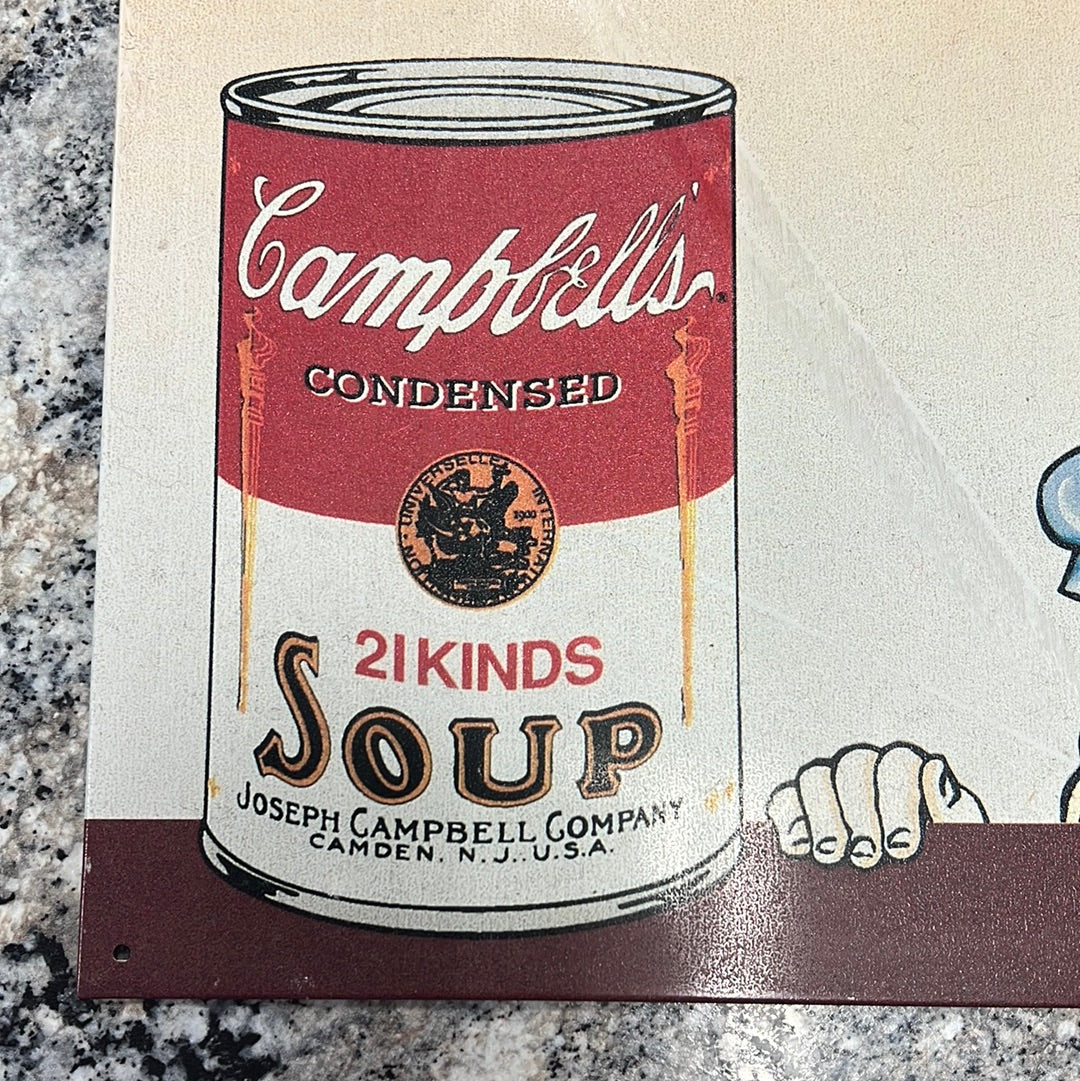Campbell’s Tin Sign