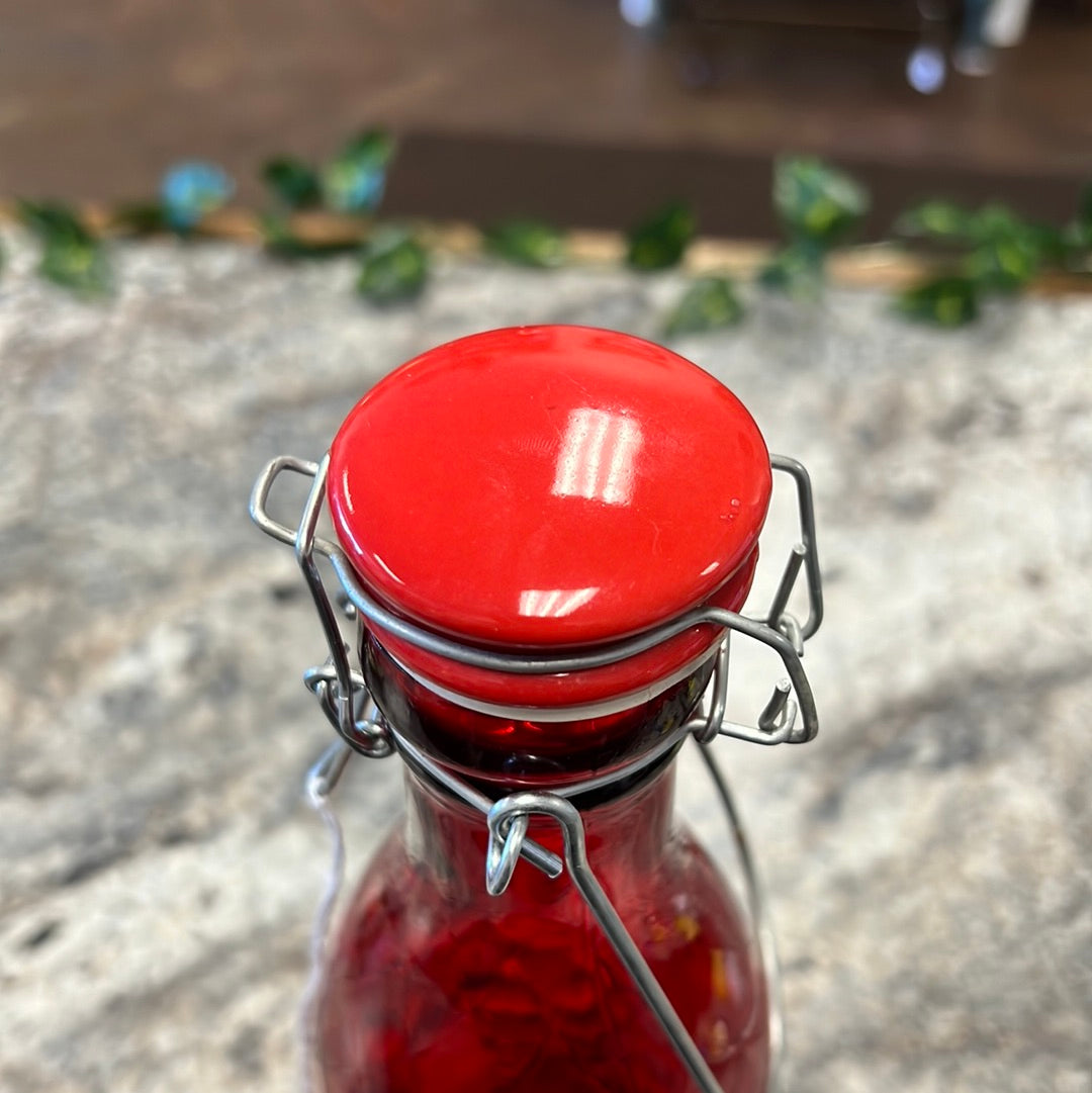 Vintage Red Bottle