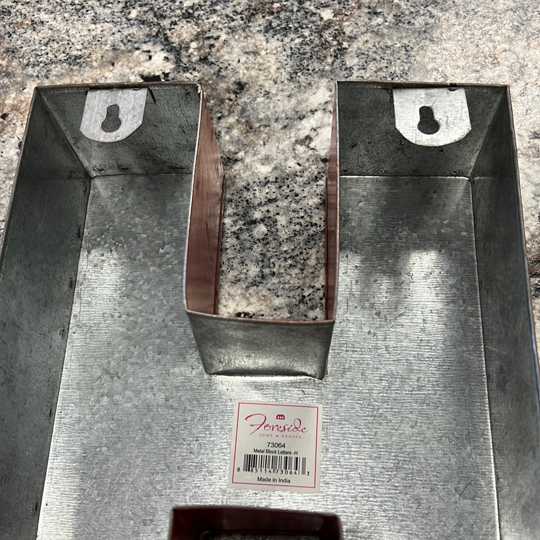 Metal Letter H