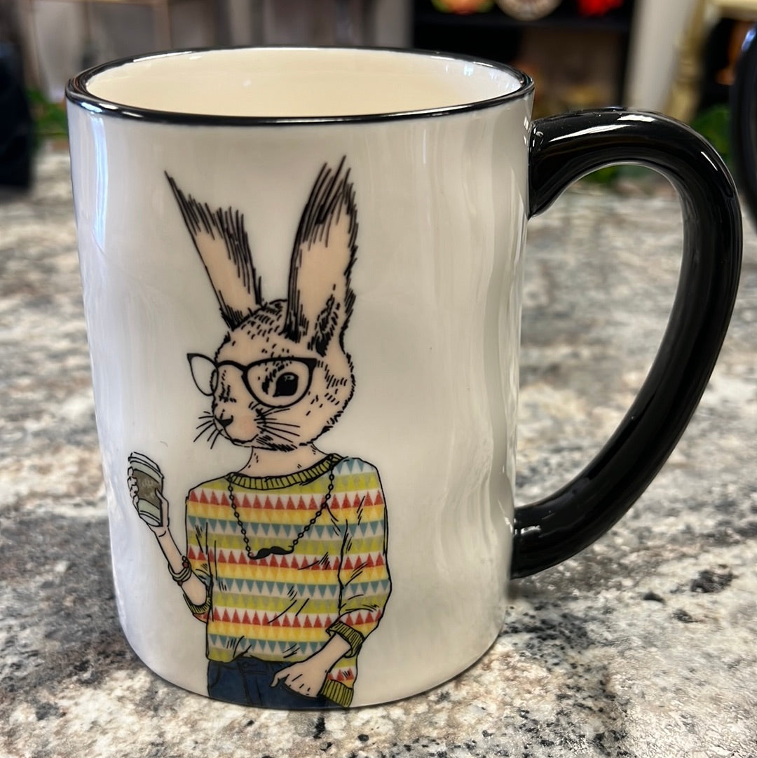 Animal Stoneware Mugs