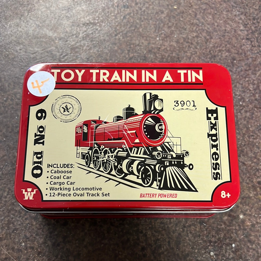 Vintage Train Tin
