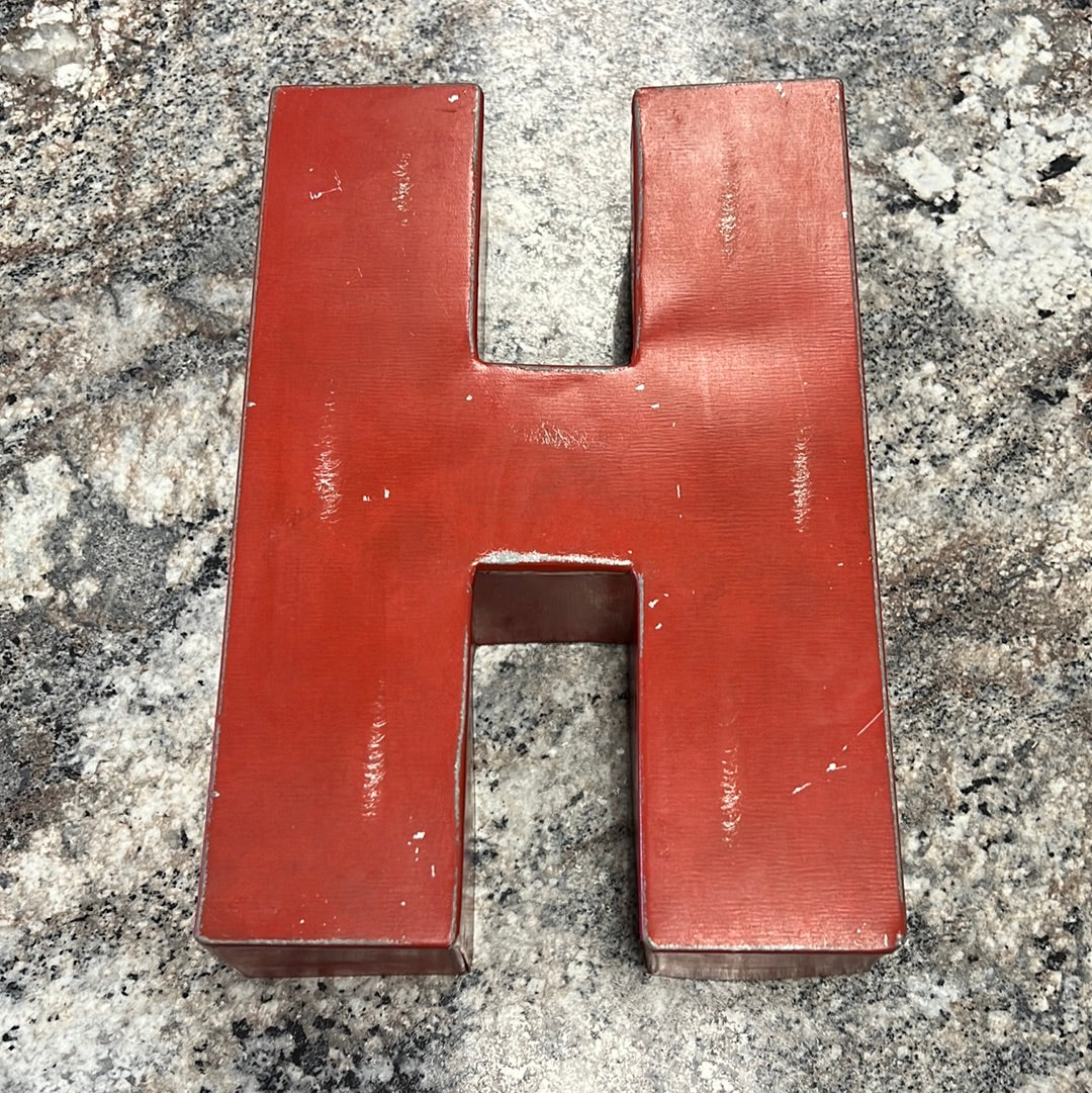 Metal Letter H