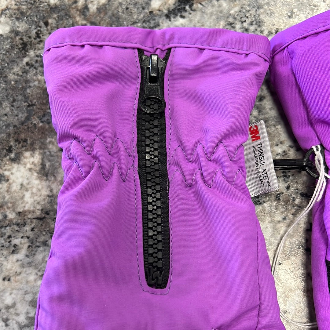 Girls Purple Gloves
