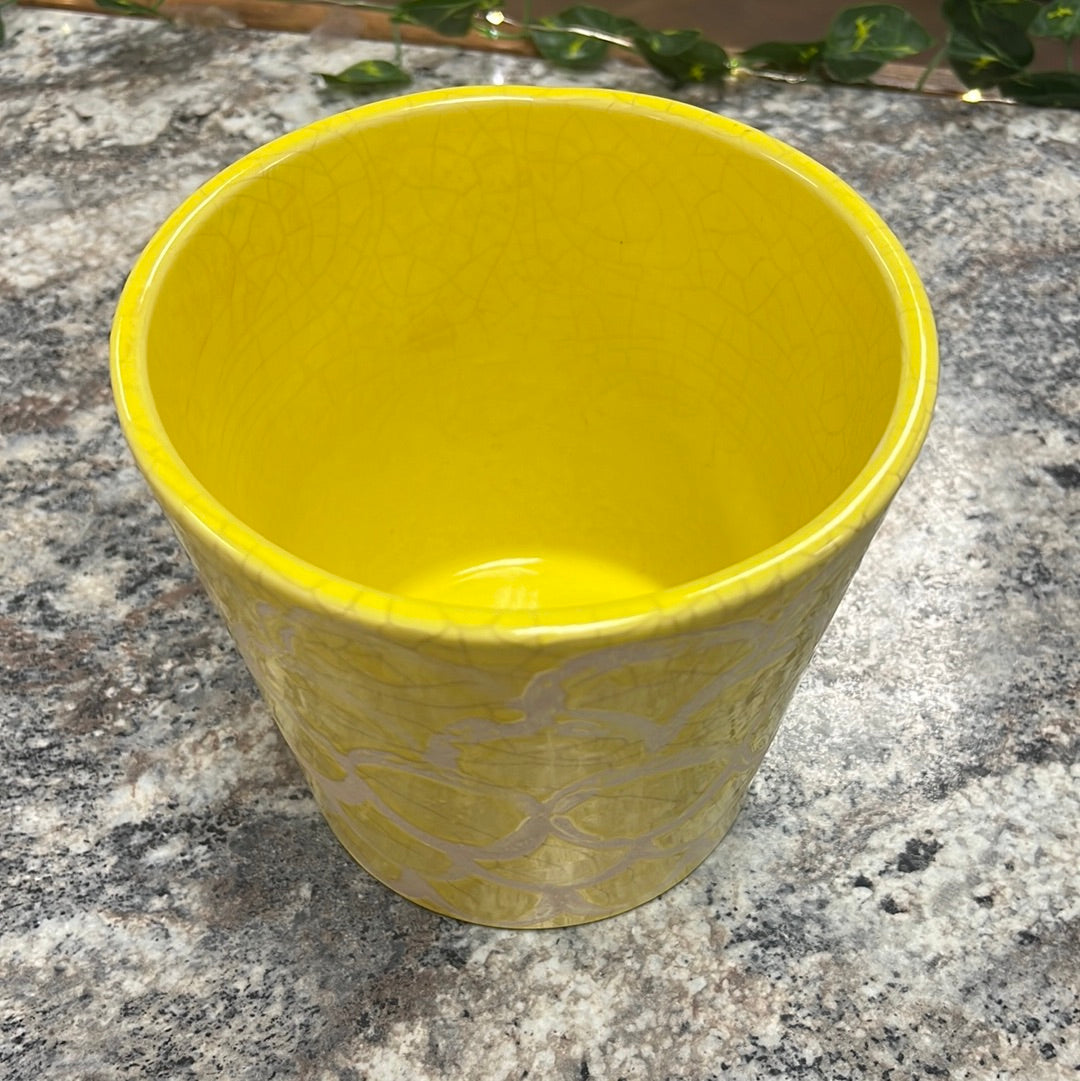 Yellow Planter Pot