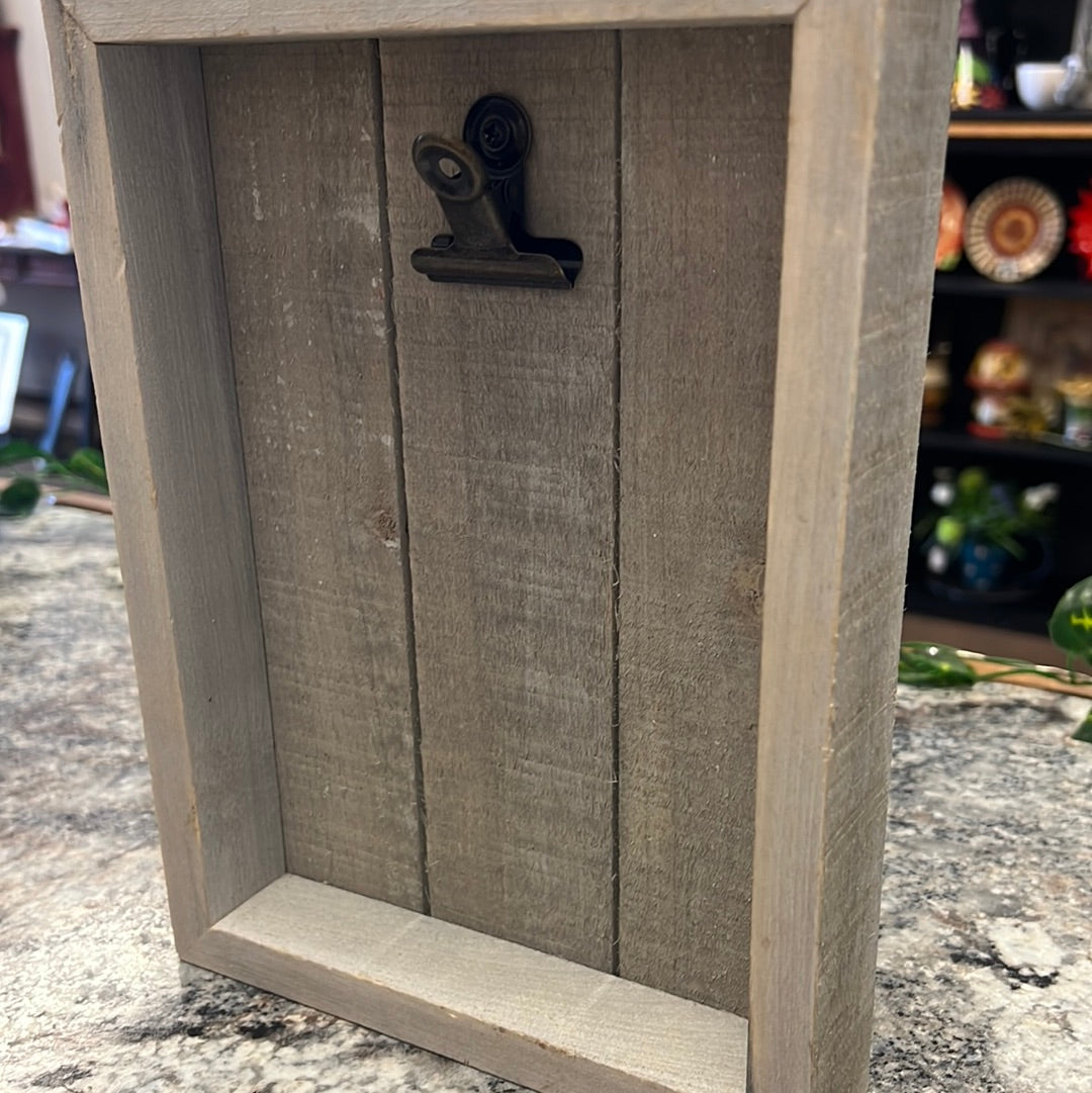 Wood Message Board