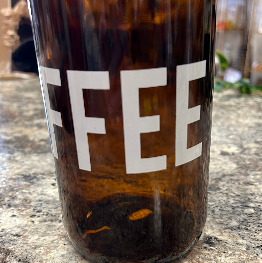 Glass Coffee Bottle