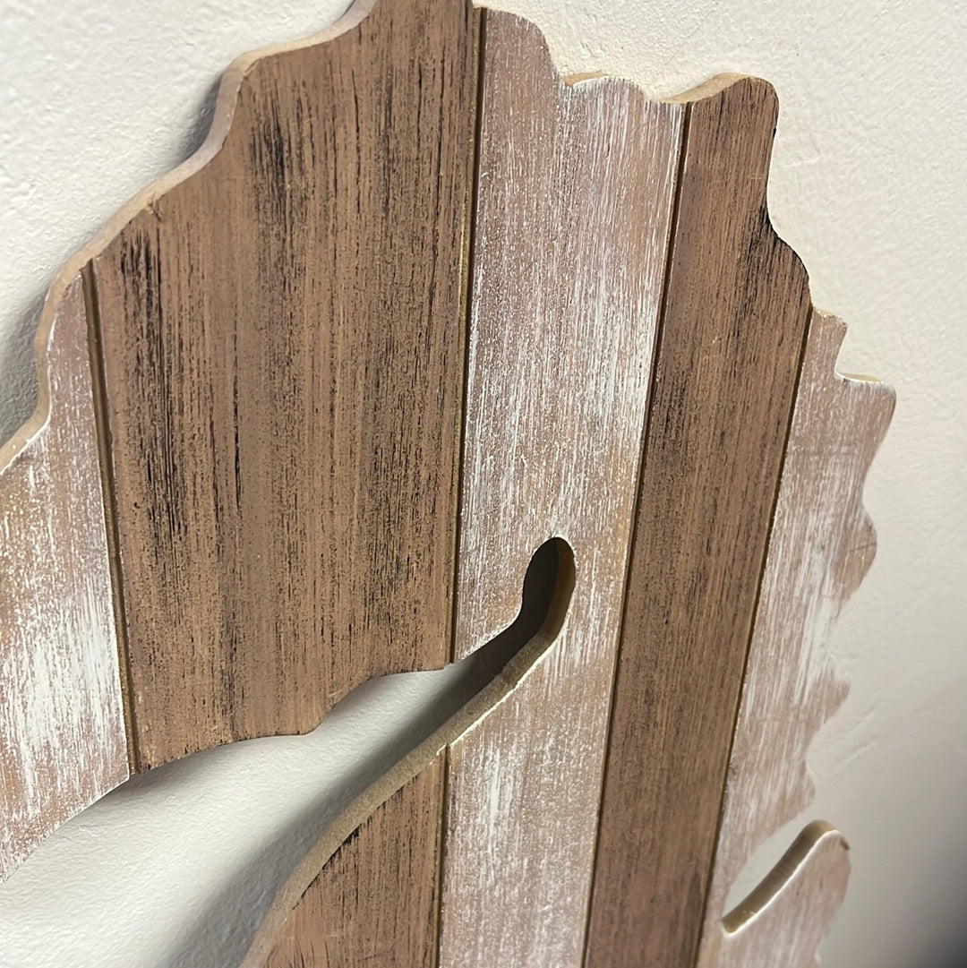 Wood Seahorse Decor