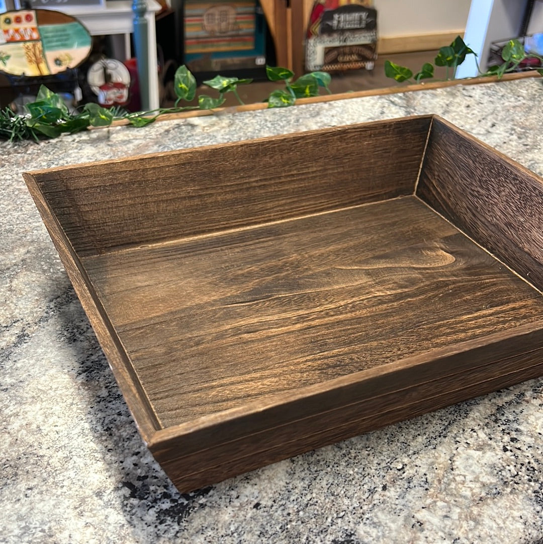 Wood Decor Tray