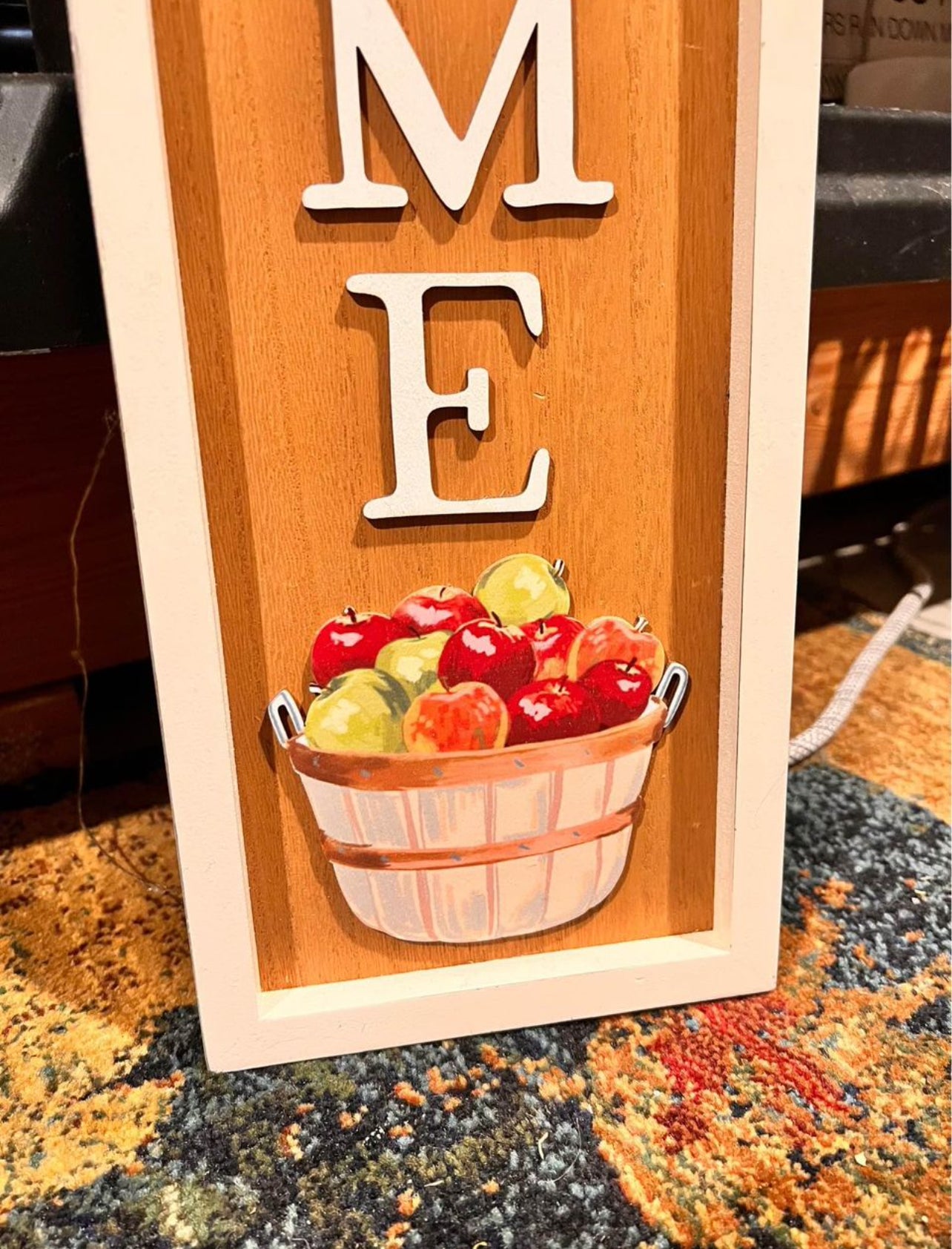 Wooden Welcome Sign