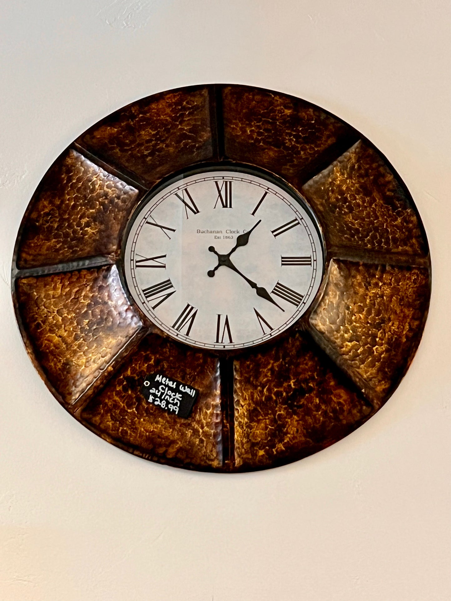 Metal Wall Clock