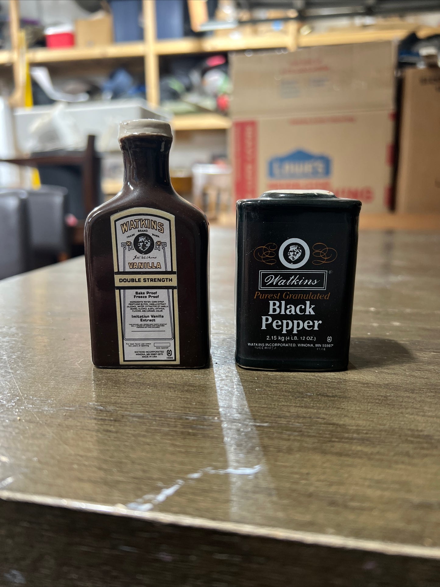 Watkins Salt Pepper Shakers