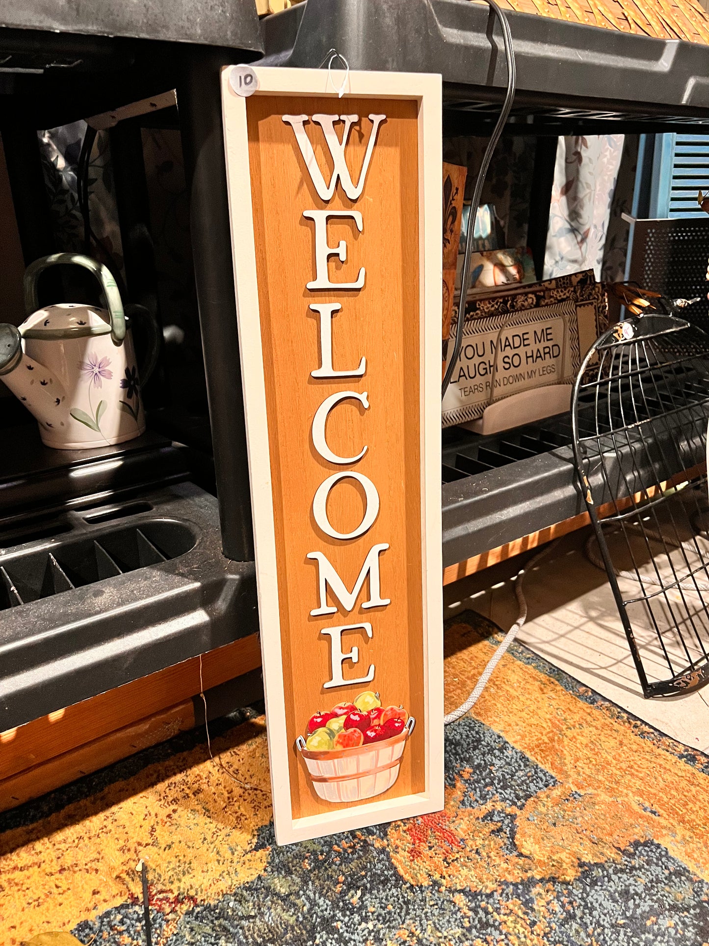 Wooden Welcome Sign
