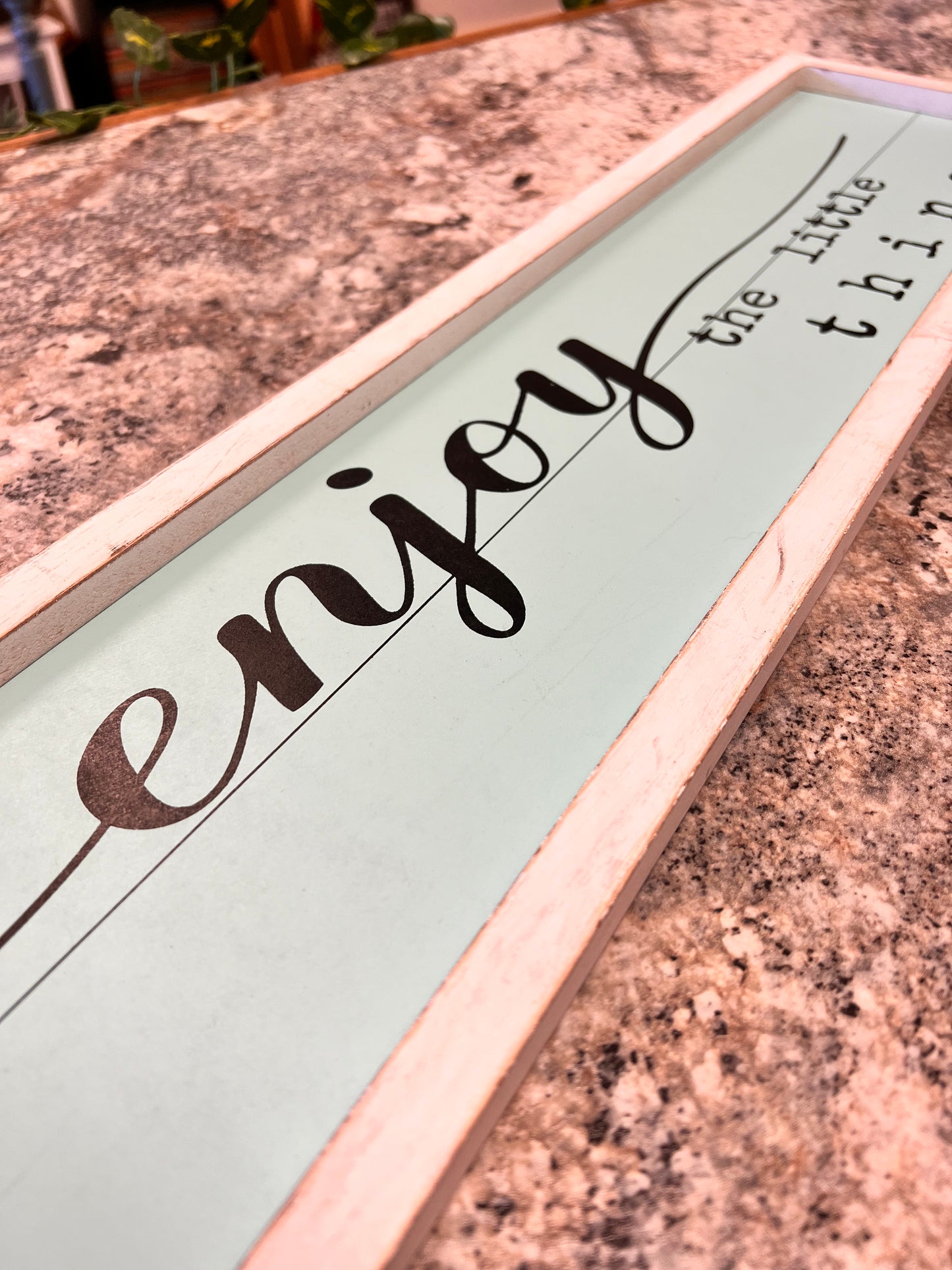 Enjoy Wood Sign