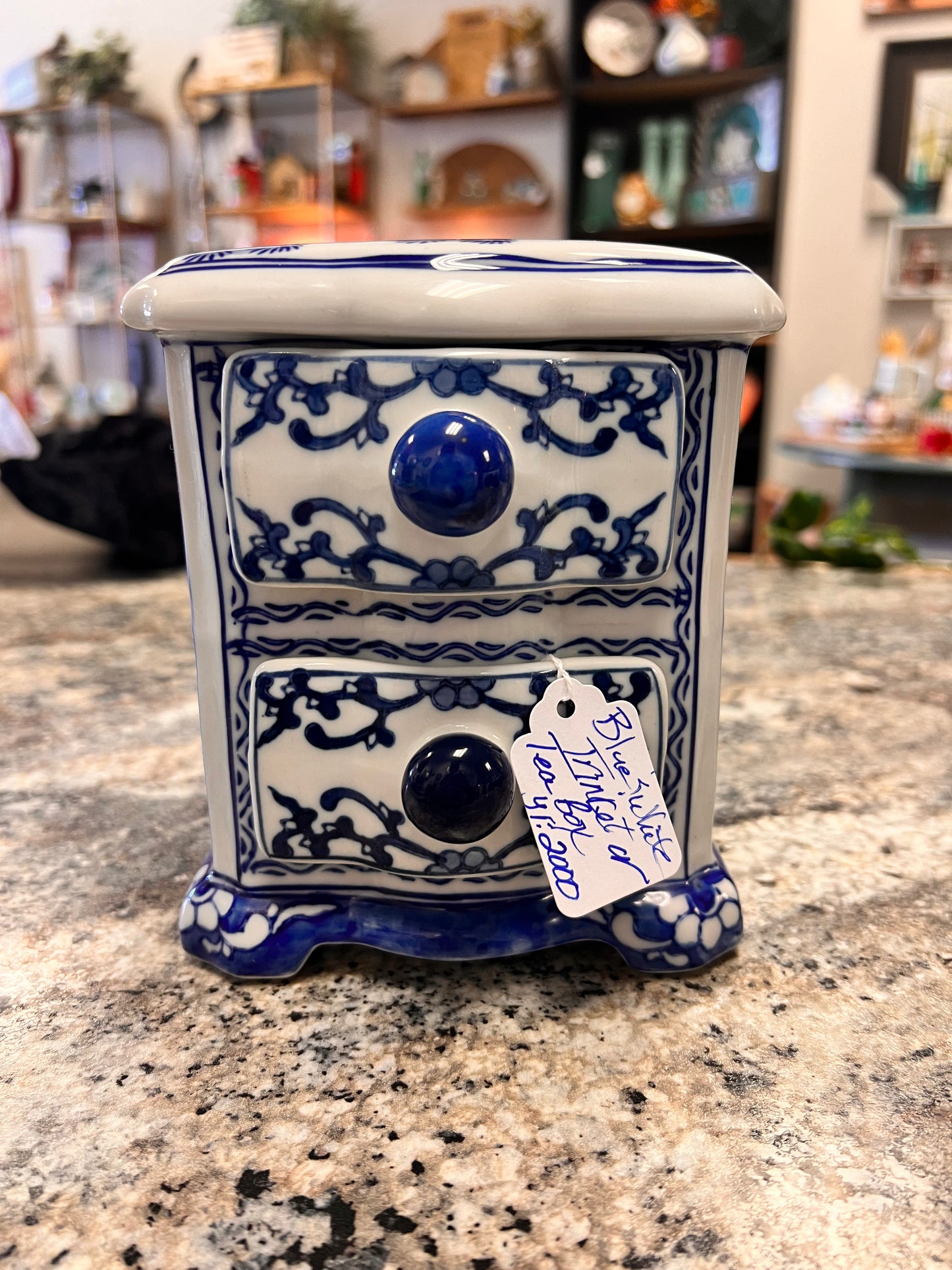 Blue & White Trinket