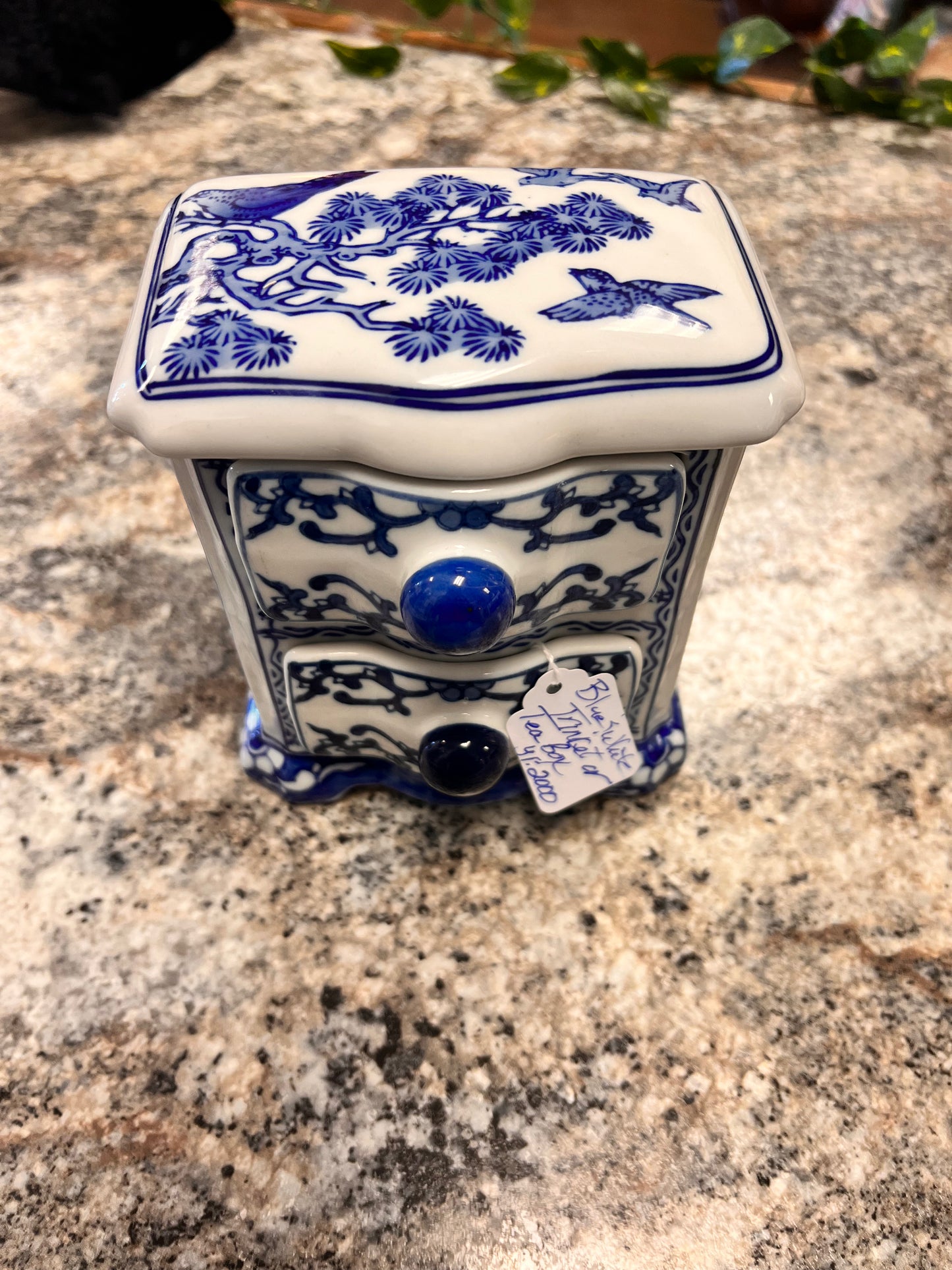 Blue & White Trinket