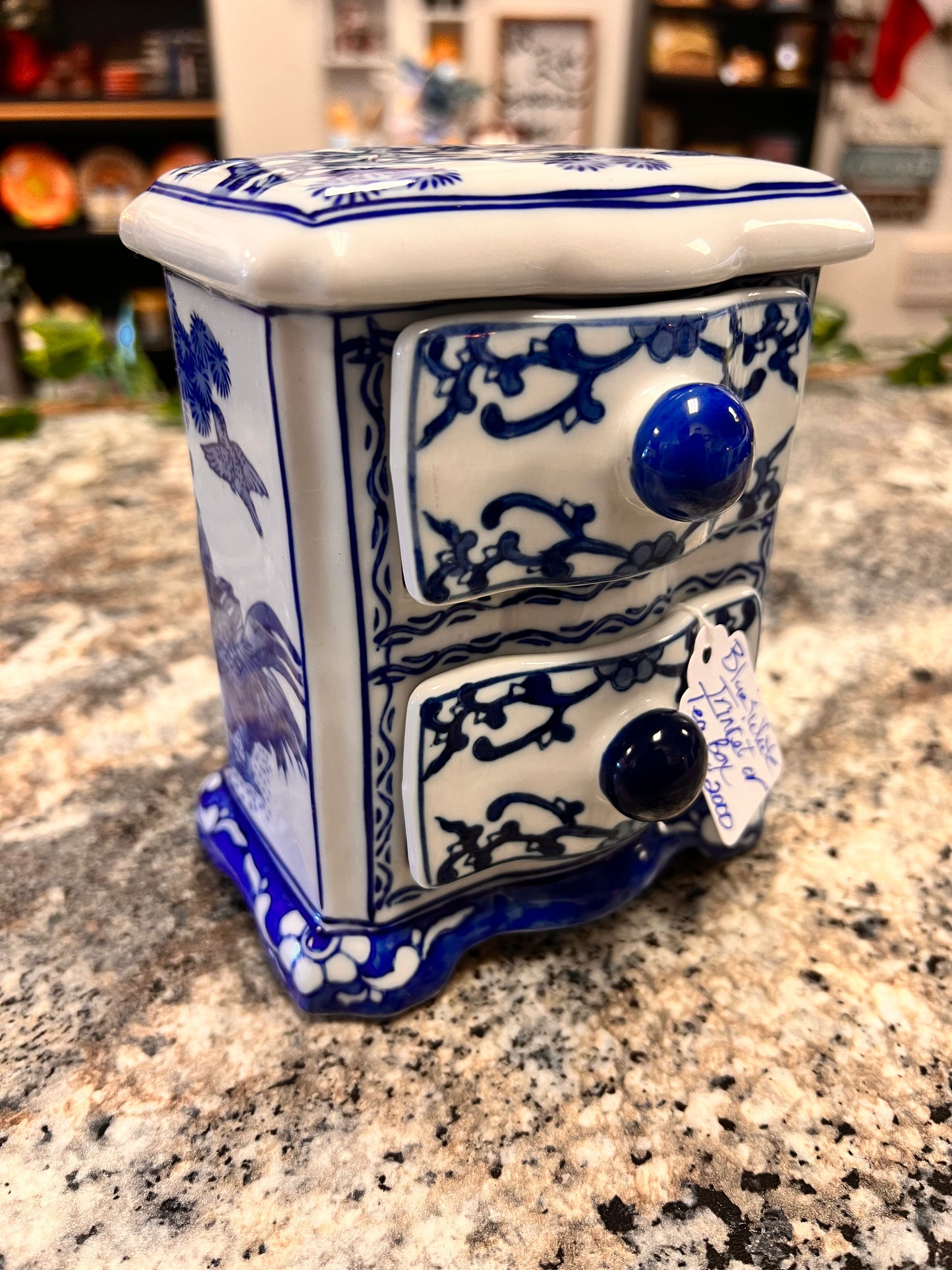 Blue & White Trinket