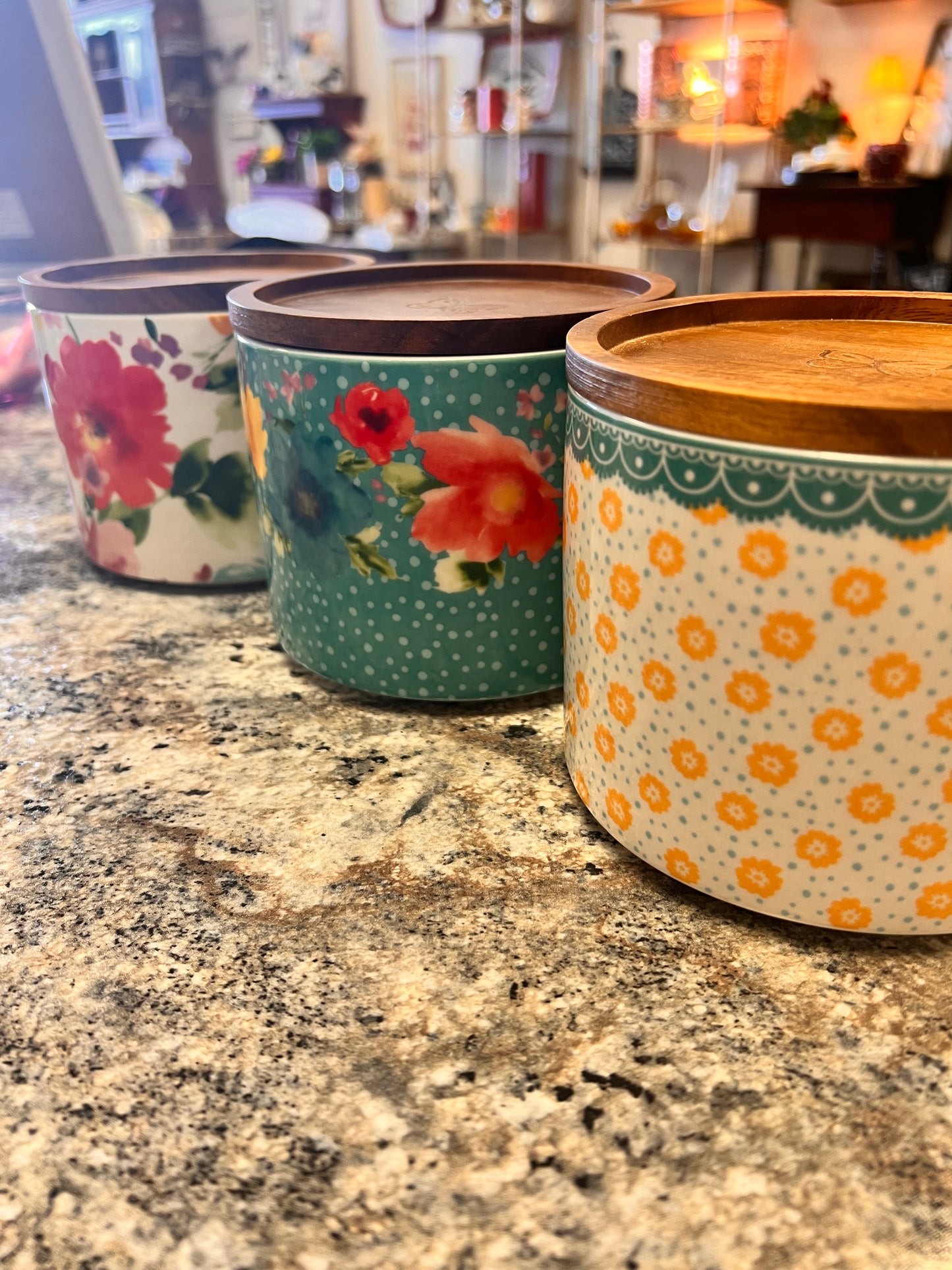Stoneware Canister Set NEW