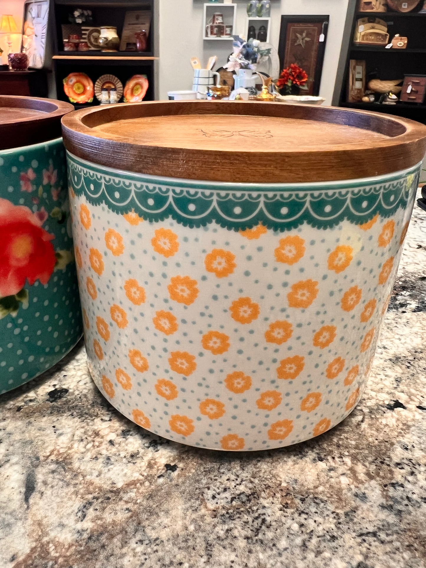 Stoneware Canister Set NEW