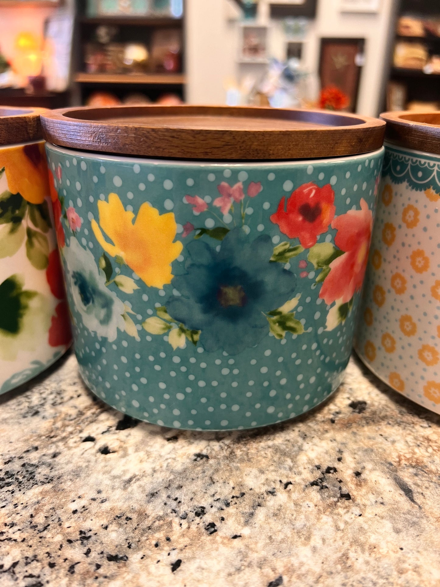 Stoneware Canister Set NEW