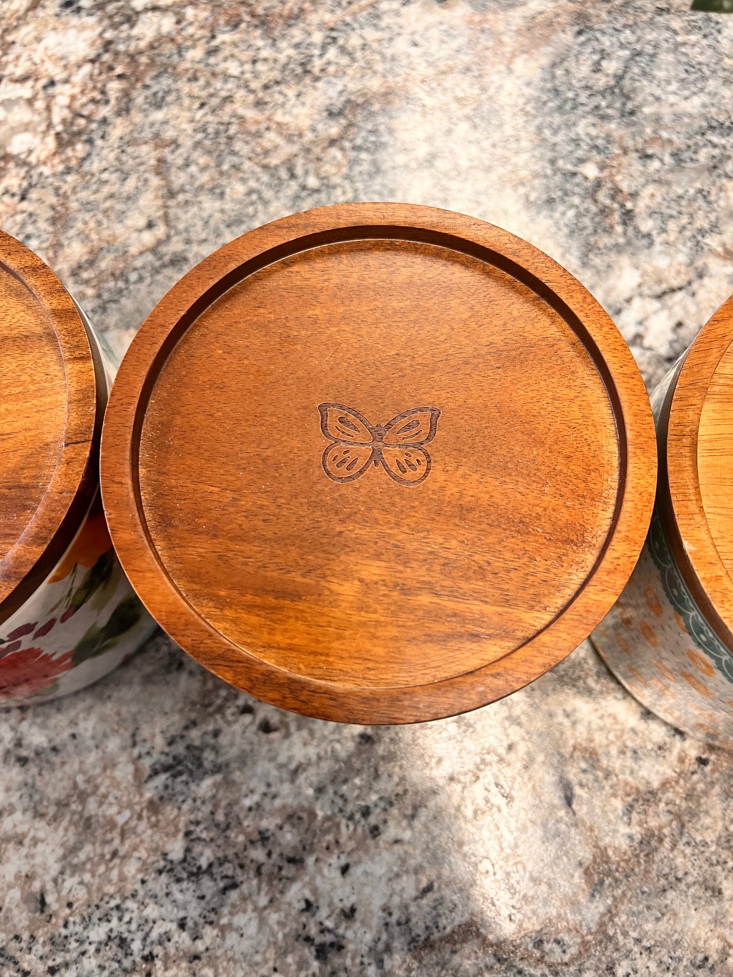 Stoneware Canister Set NEW