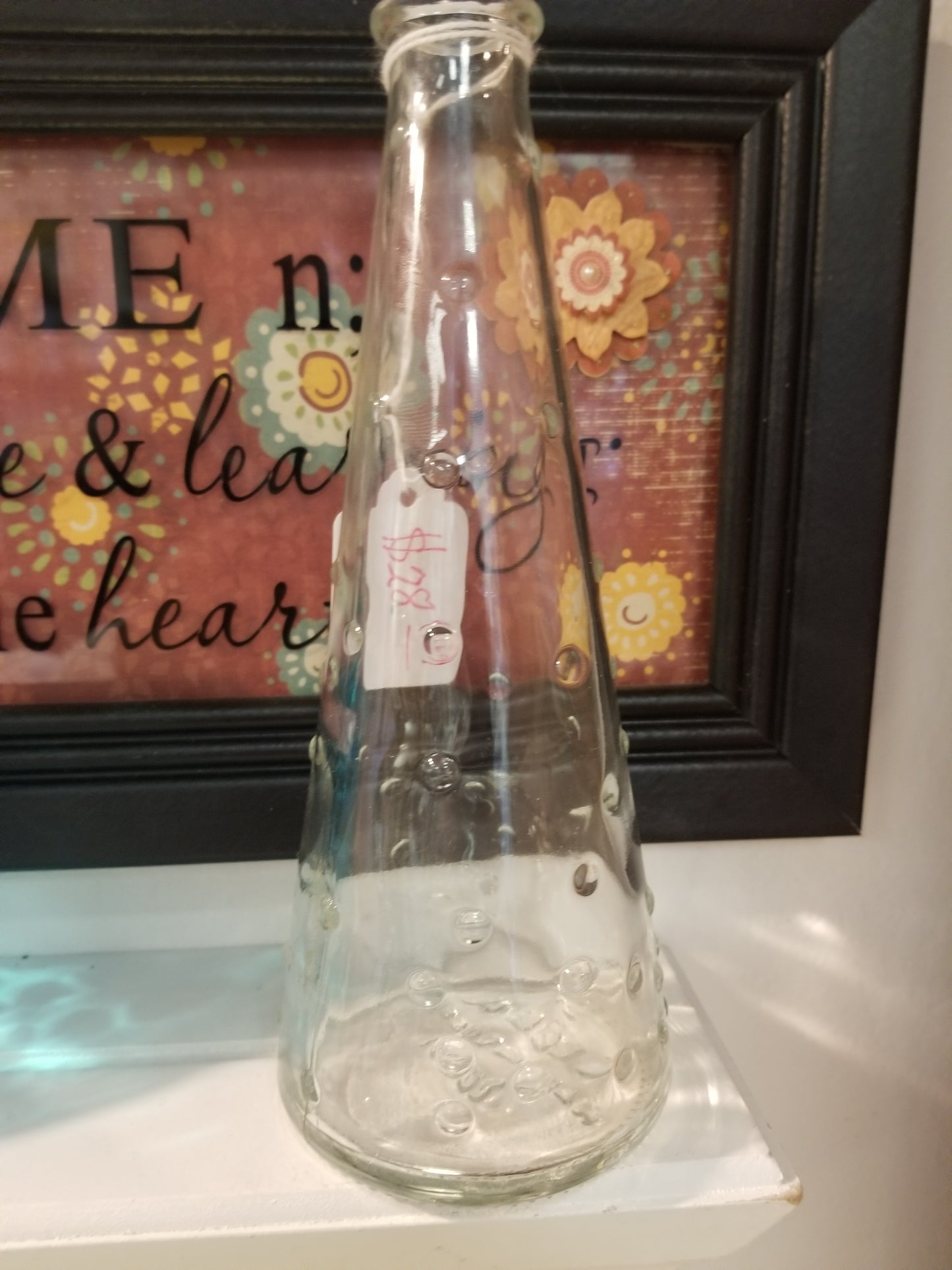 Vintage IKEa clear bottle