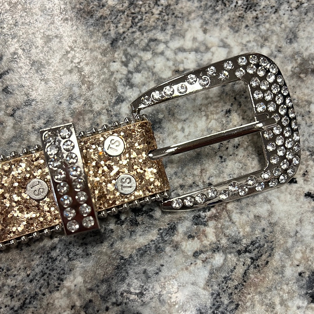 Gold Bling Belt M