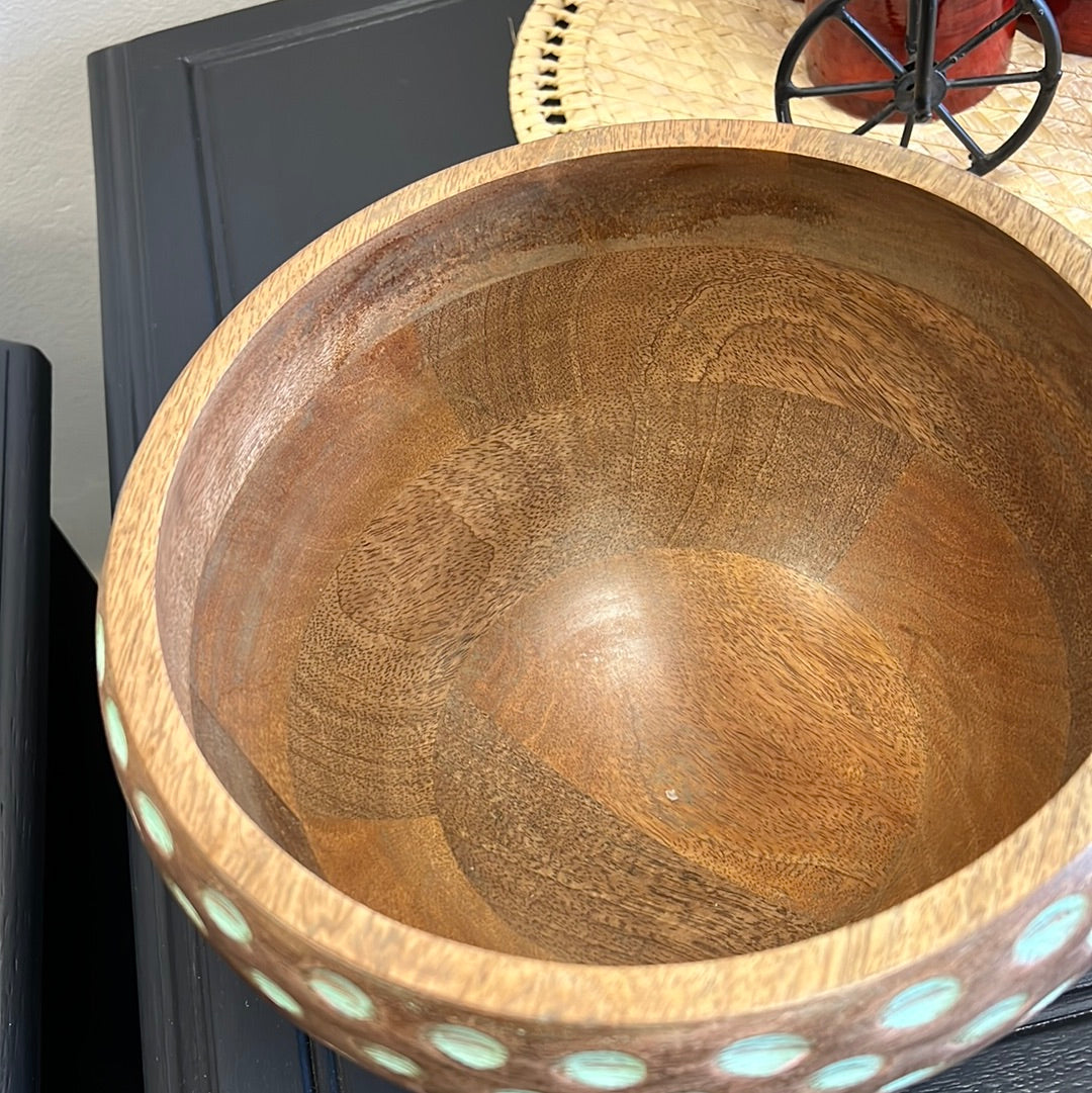 Wood Fruit Bowl