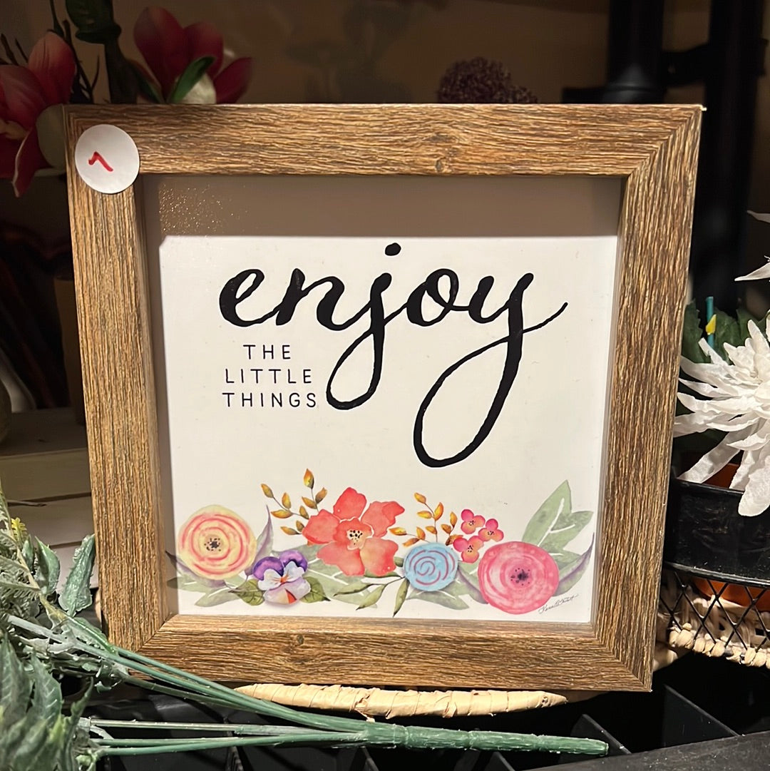 Small Wooden Sign