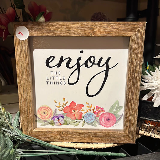 Small Wooden Sign