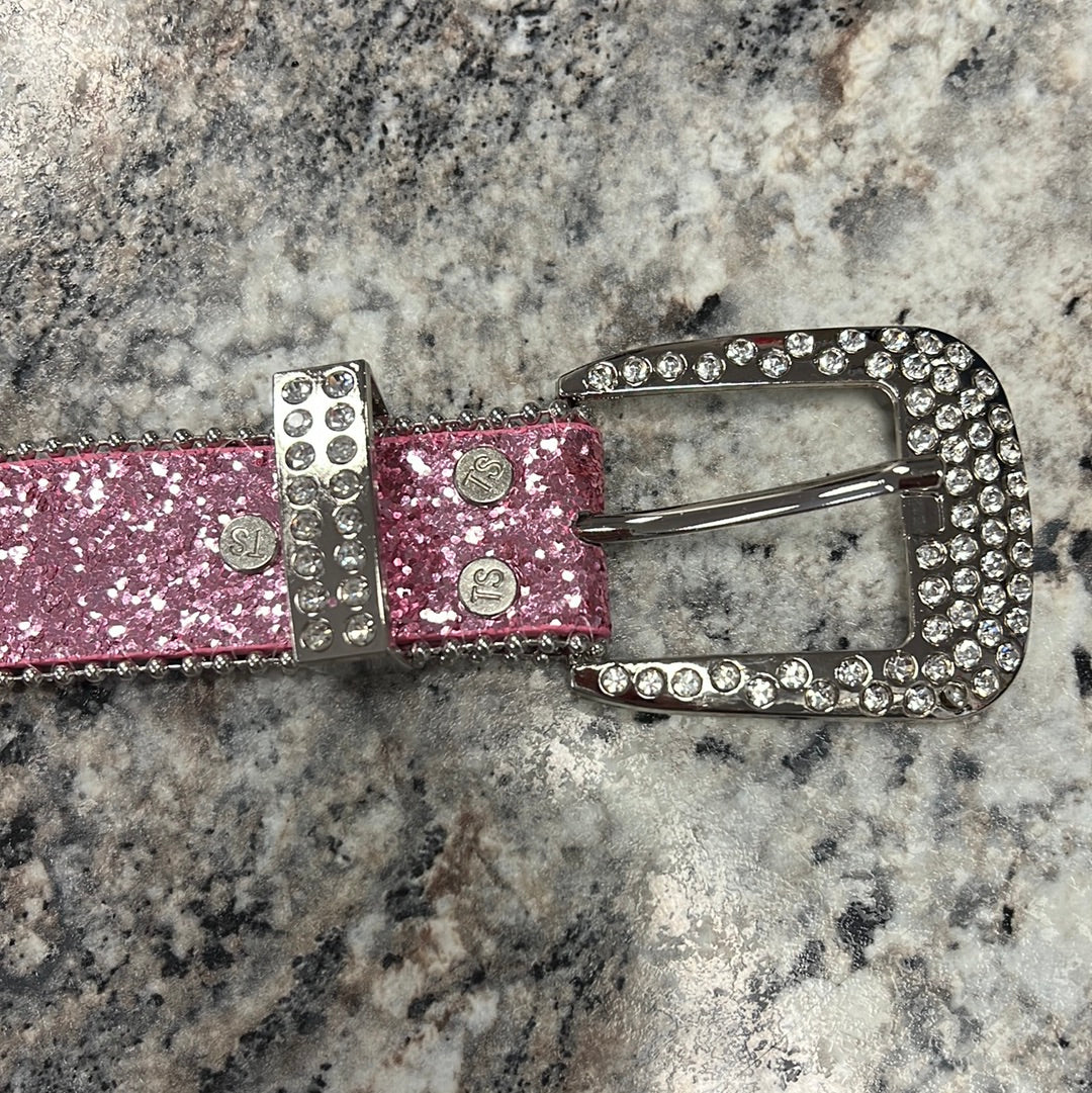 Pink Bling Belt S