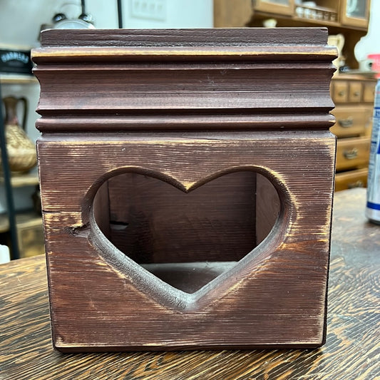 Wood Heart Box