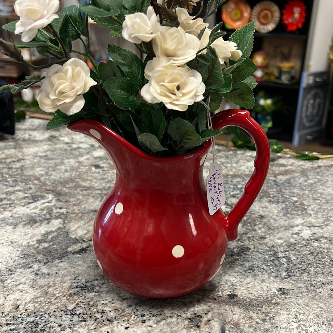 Small Red Pitcher