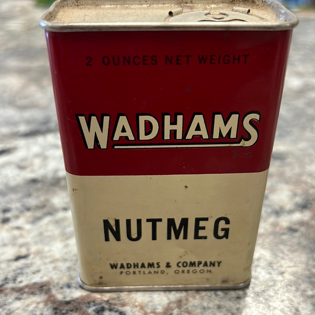 Vintage Nutmeg Tin