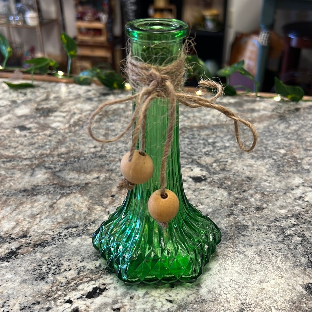 Small Green Vase