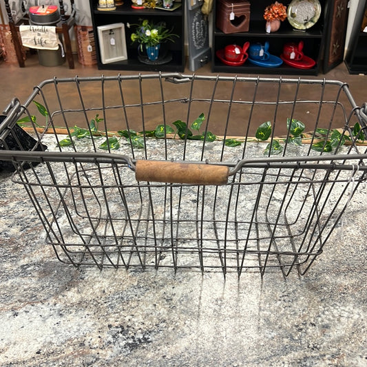 Vintage Metal Basket