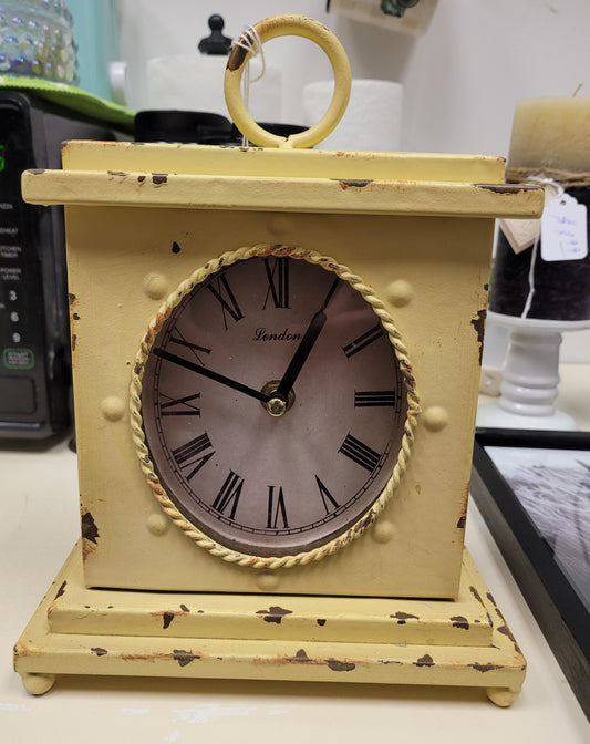 Yellow clock