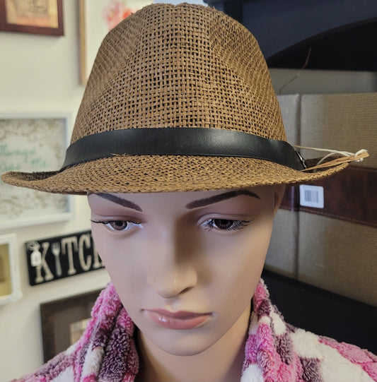 Brown hat
