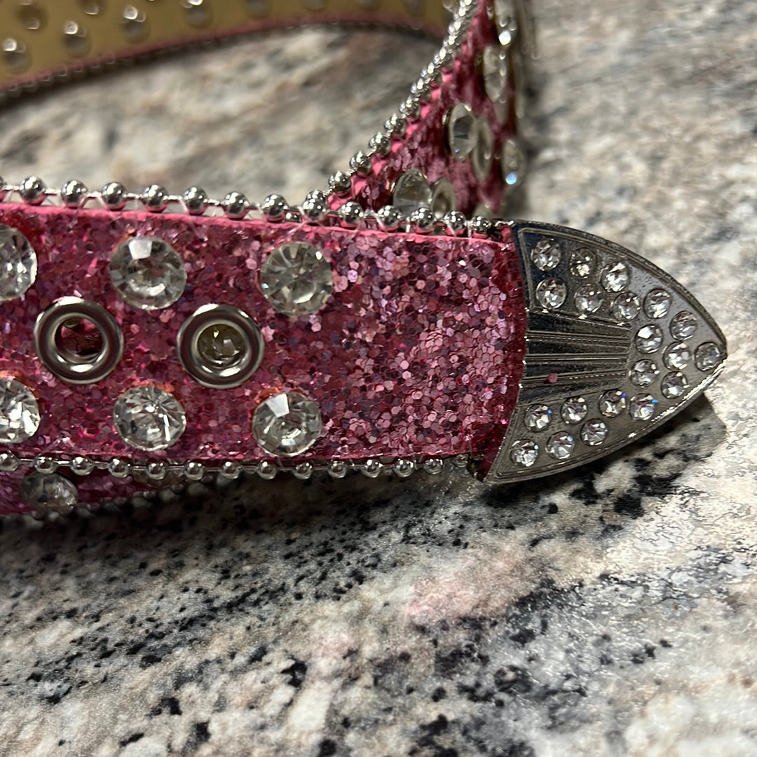 Pink Bling Belt S