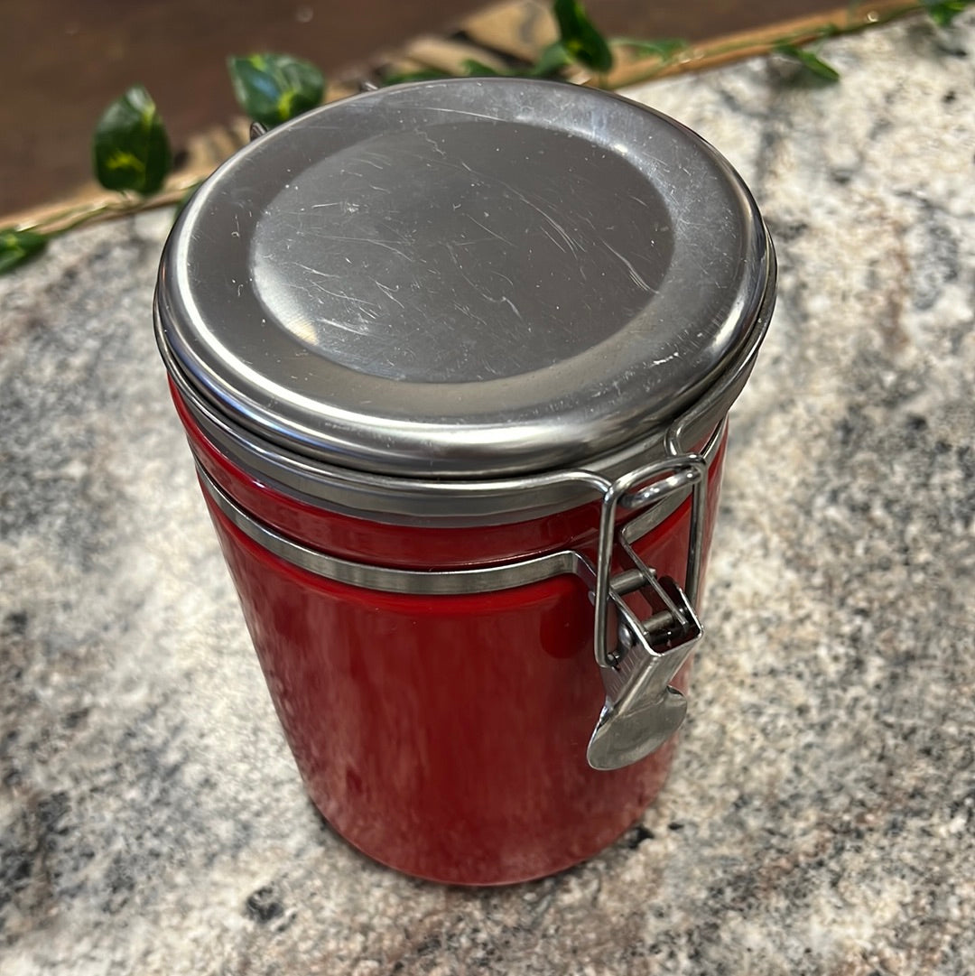 Small Red Canister