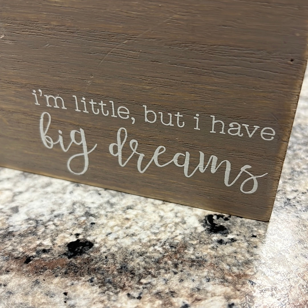 Big Dreams Sign