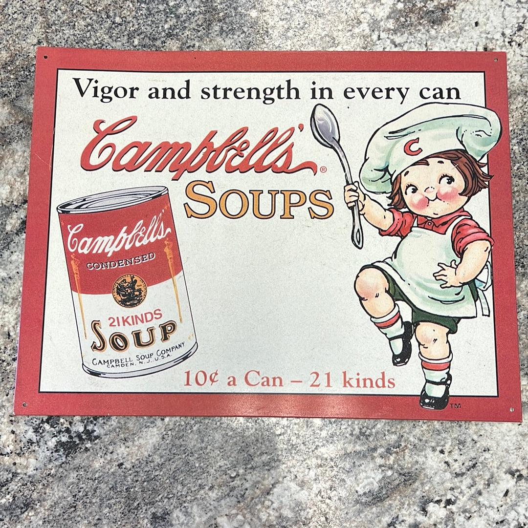 Campbell’s Tin Sign