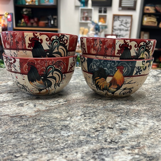 Rooster Bowl Set