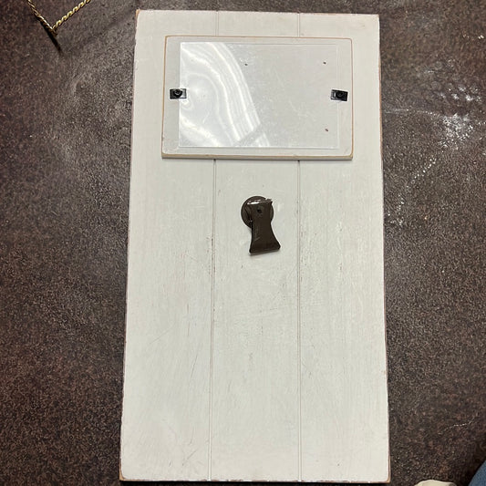 Hanging Wood Sign Picture Frame