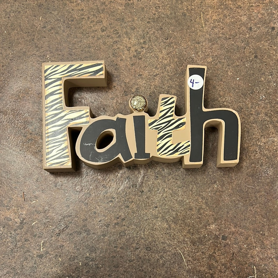 Faith Wood Sign