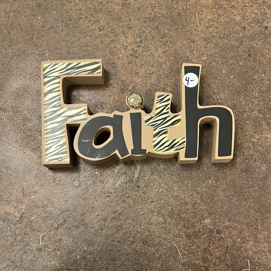 Faith Wood Sign