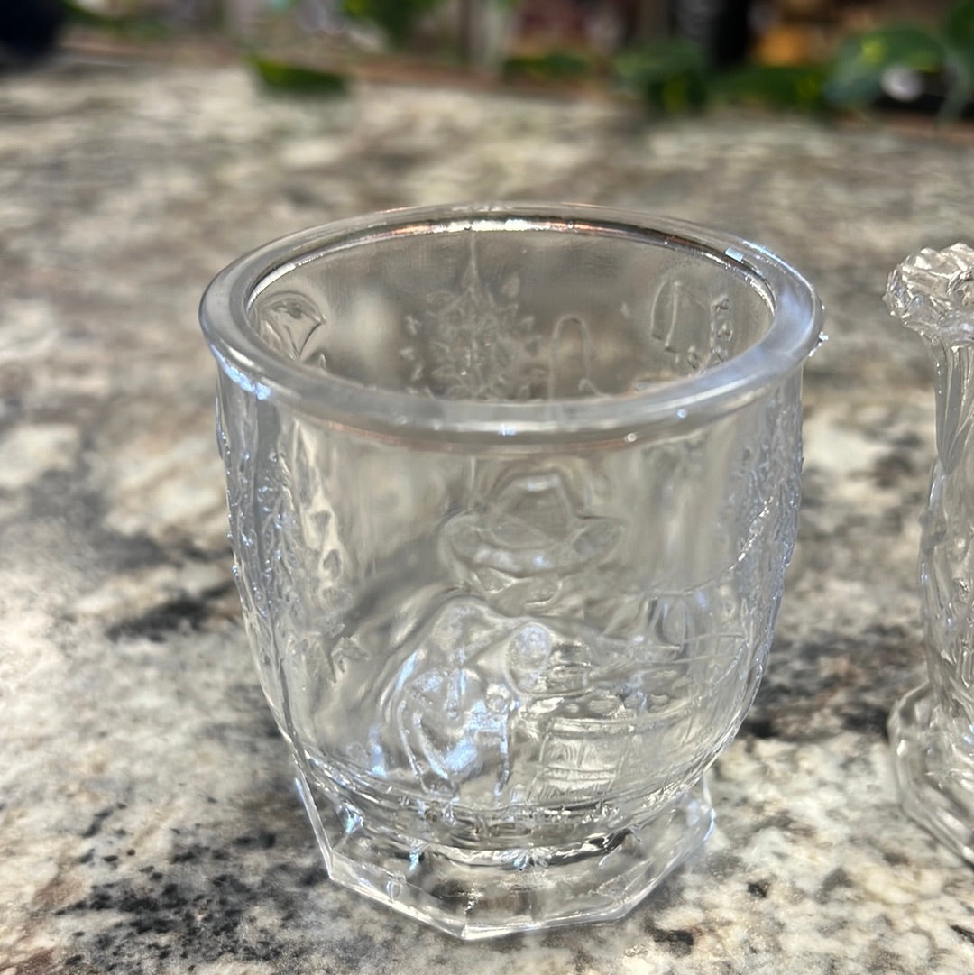 Vintage Pressed Glass