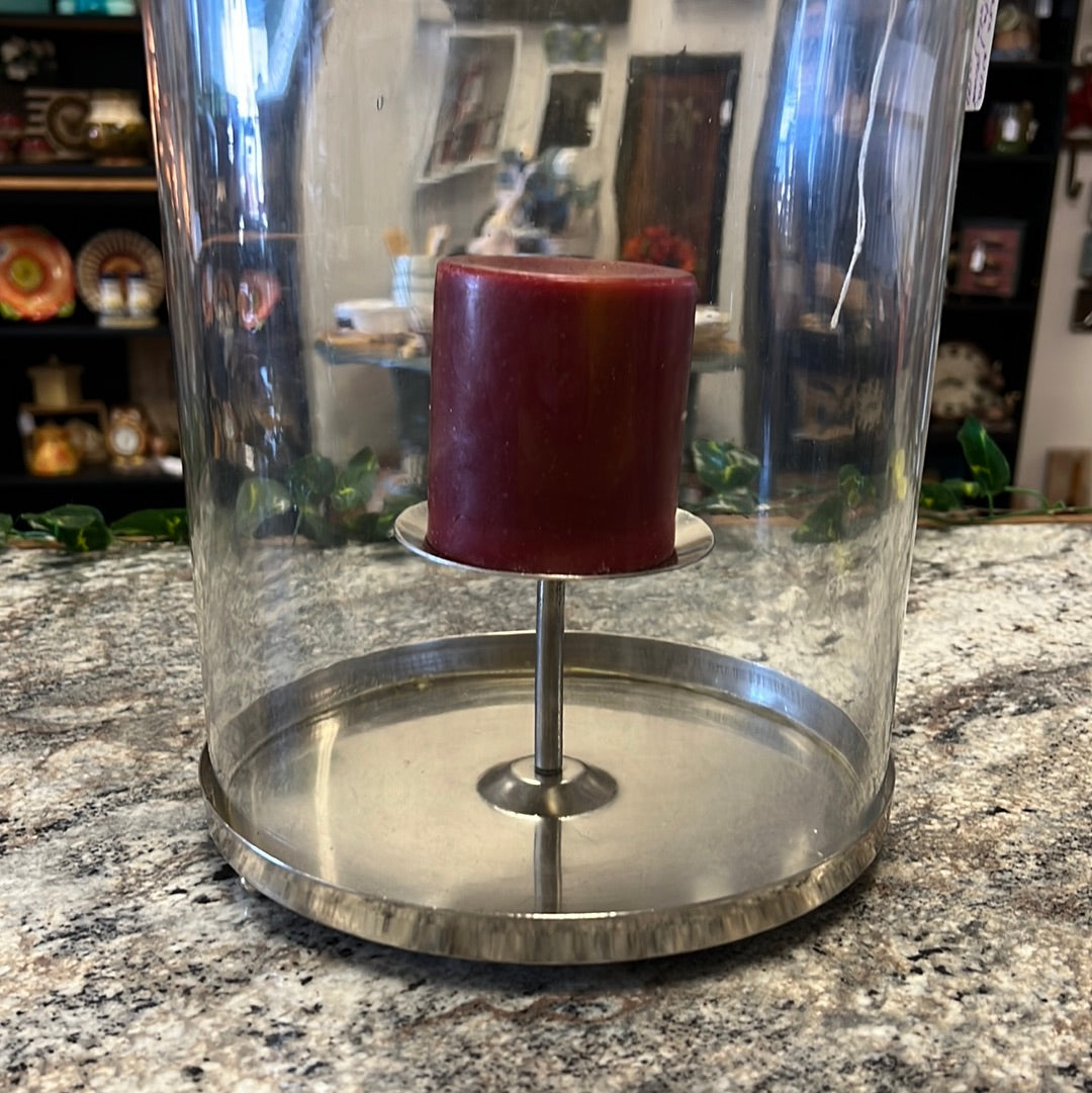 Glass Candle Holder