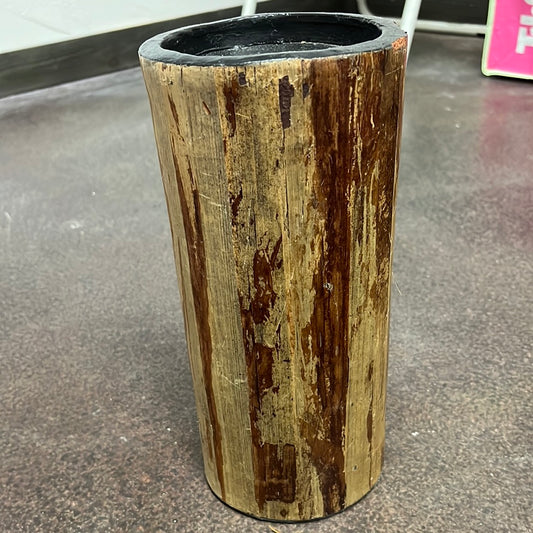 Large Wood Candle Holder