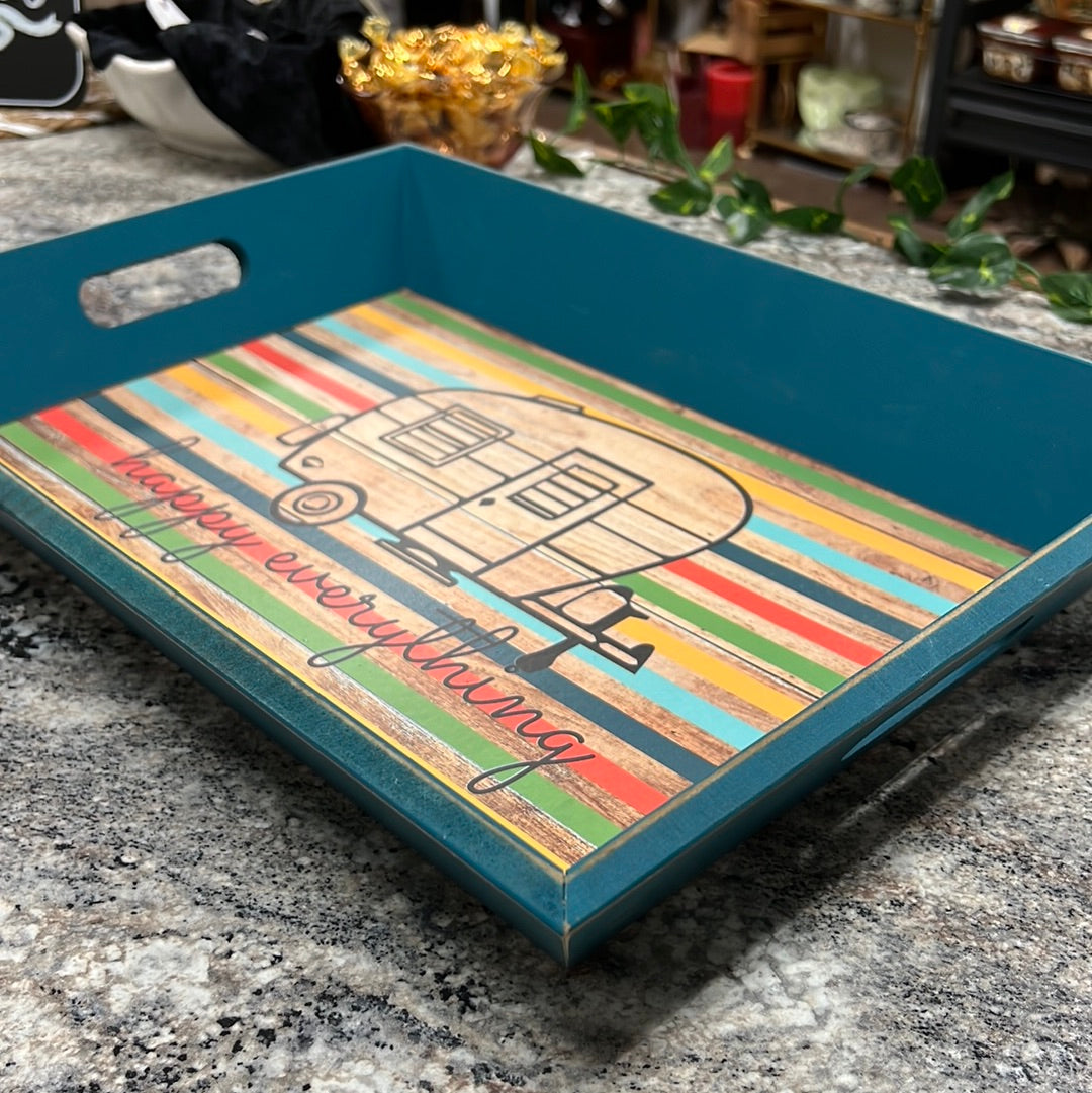 Wood Camper Tray