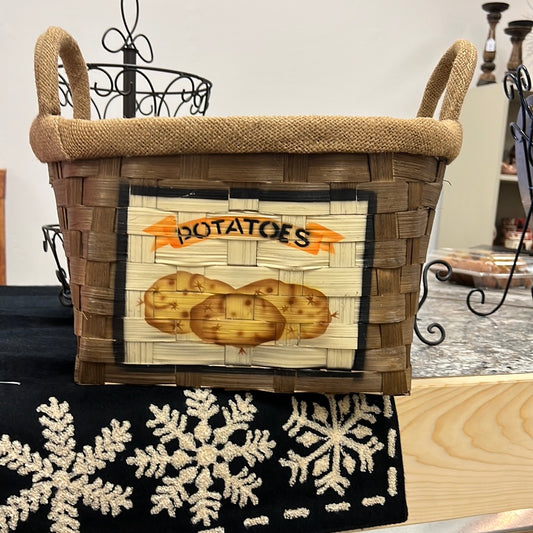 Potato Wicker Basket